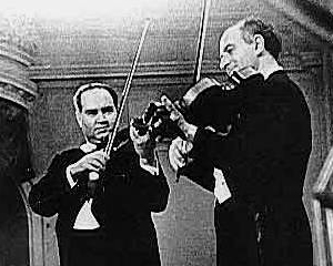 Barshai Oistrakh playing without a shoulder rest