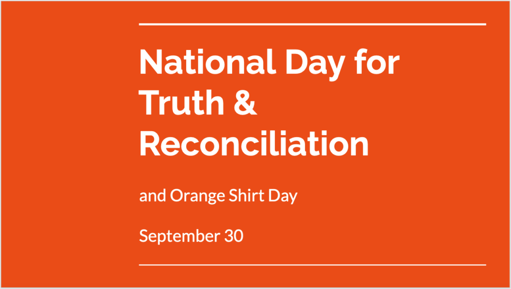 A Presentation For The First National Day For Truth And Reconciliation